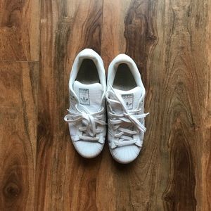 Adidas White Superstar sneakers